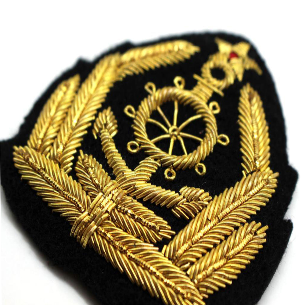 Bullion Embroidery Brooches